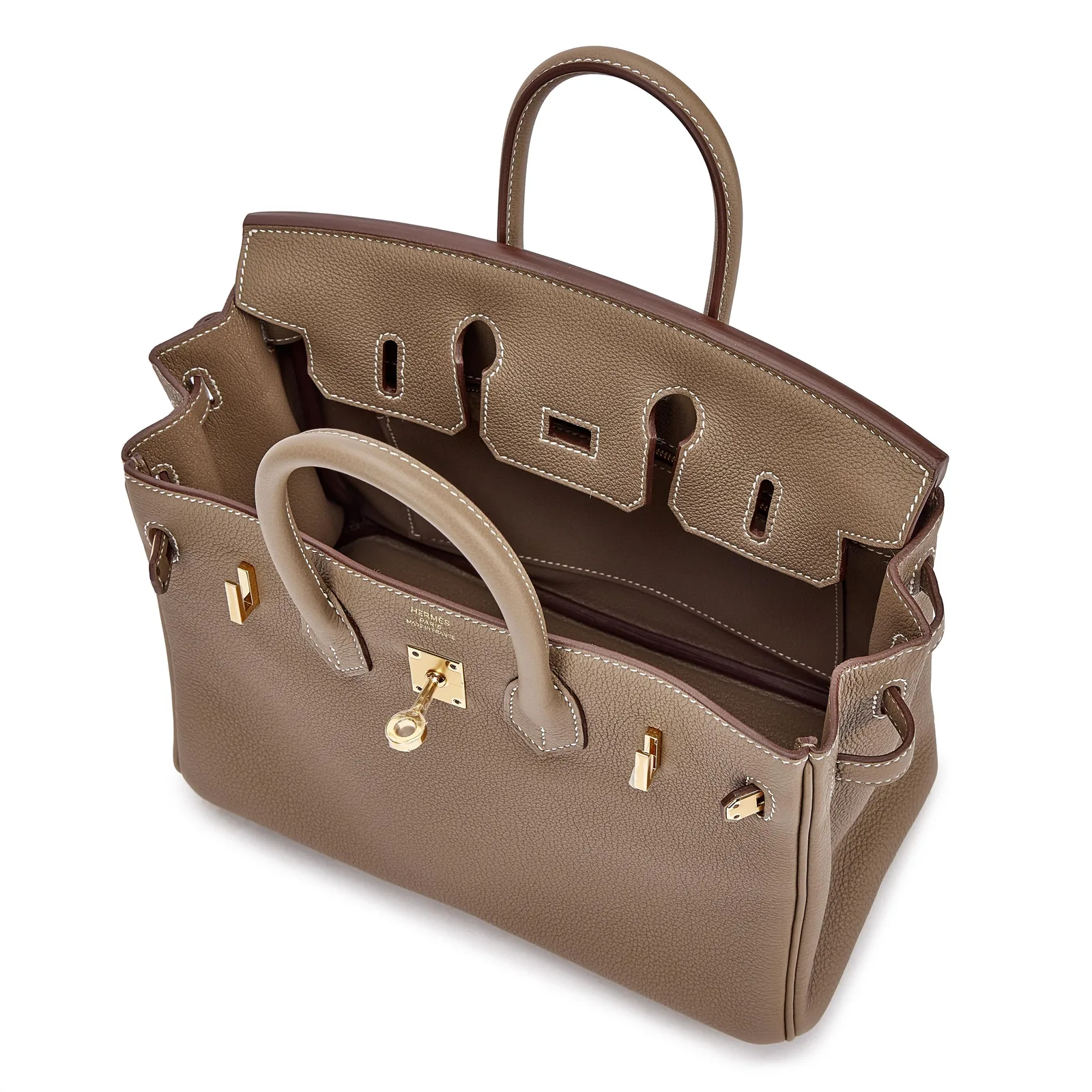 Hermès Birkin 25 Etoupe Togo Gold 2026 — view 6