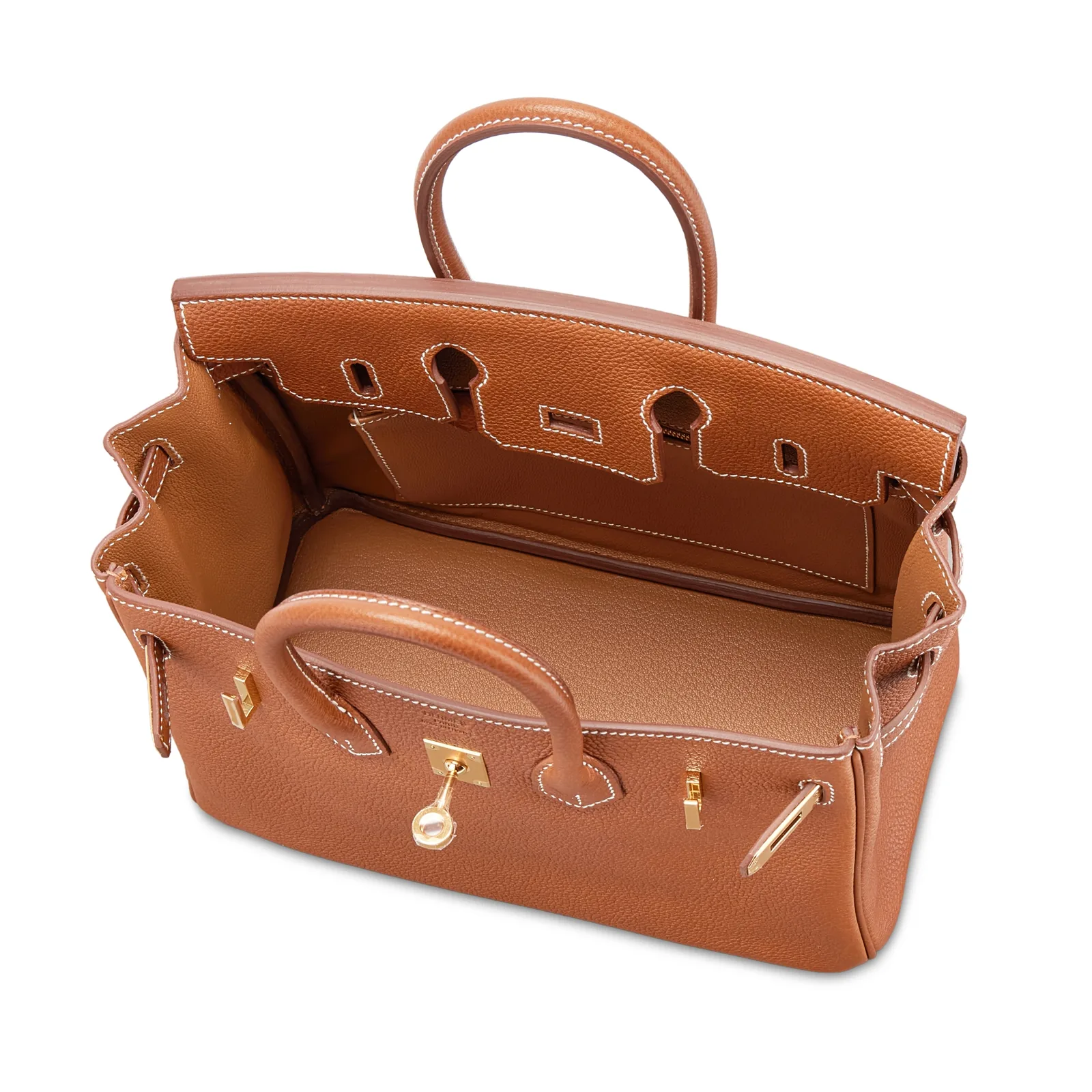 Hermès Birkin 25 Fauve Barenia Faubourg Gold 2026 — view 6