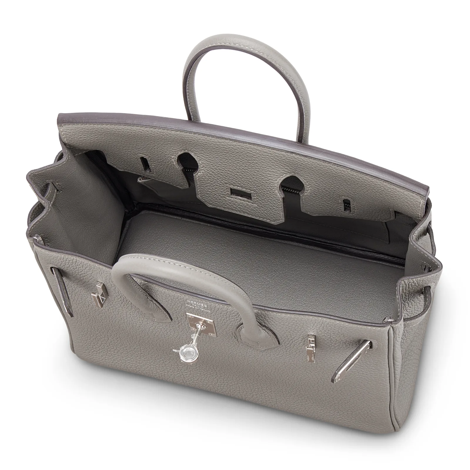 Hermès Birkin 25 Gris Meyer Togo Palladium 2023 — view 6