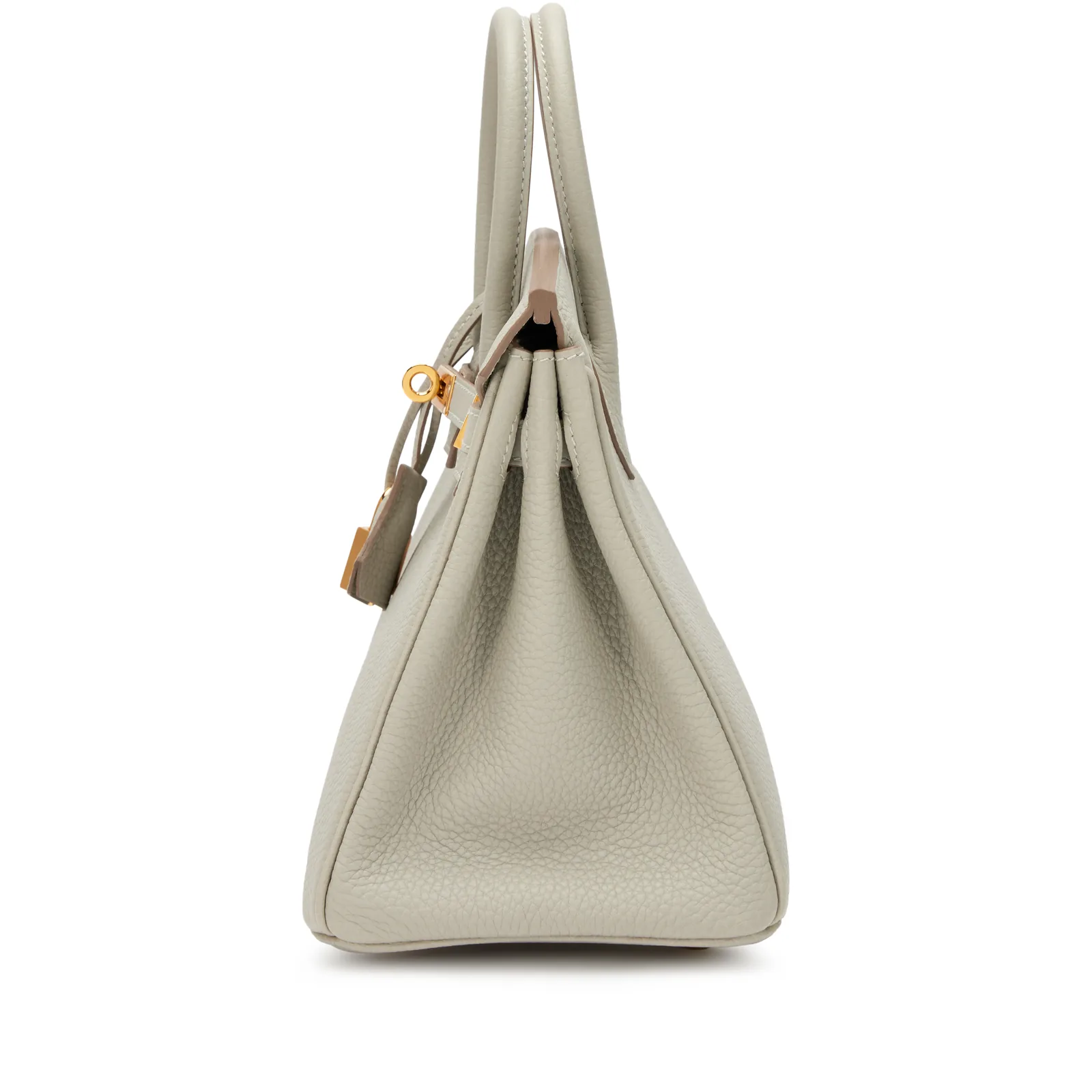 Hermès Birkin 25 Gris Perle Togo Gold 2023 — view 4