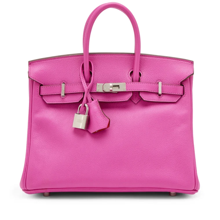 Hermès Birkin 25 Verso Magnolia Novillo Palladium 2020 for Sale