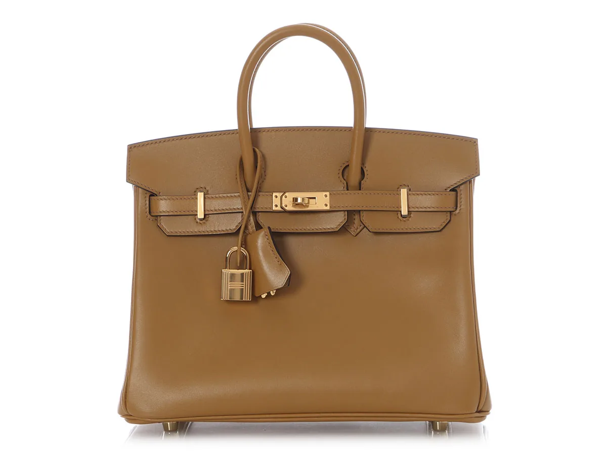 Hermès Birkin 25 Poussiere Tadelakt Gold 2023