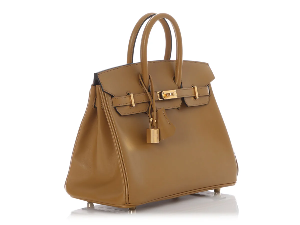 Hermès Birkin 25 Poussiere Tadelakt Gold 2023 — view 2