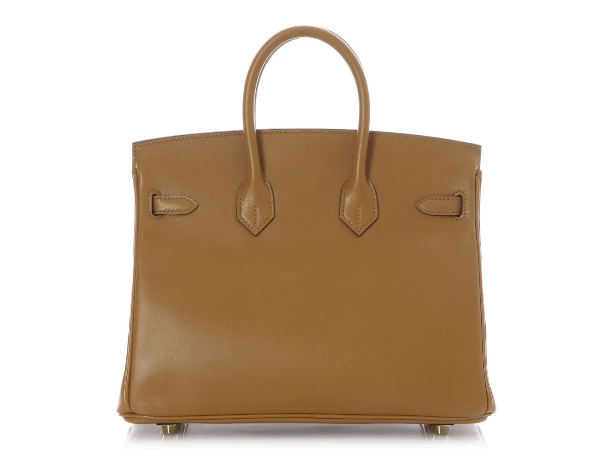Hermès Birkin 25 Poussiere Tadelakt Gold 2023 — view 3