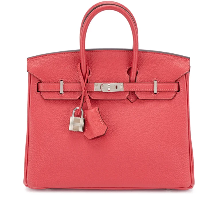Hermès Birkin 25 Rouge Pivoine Togo Palladium 2015 for Sale