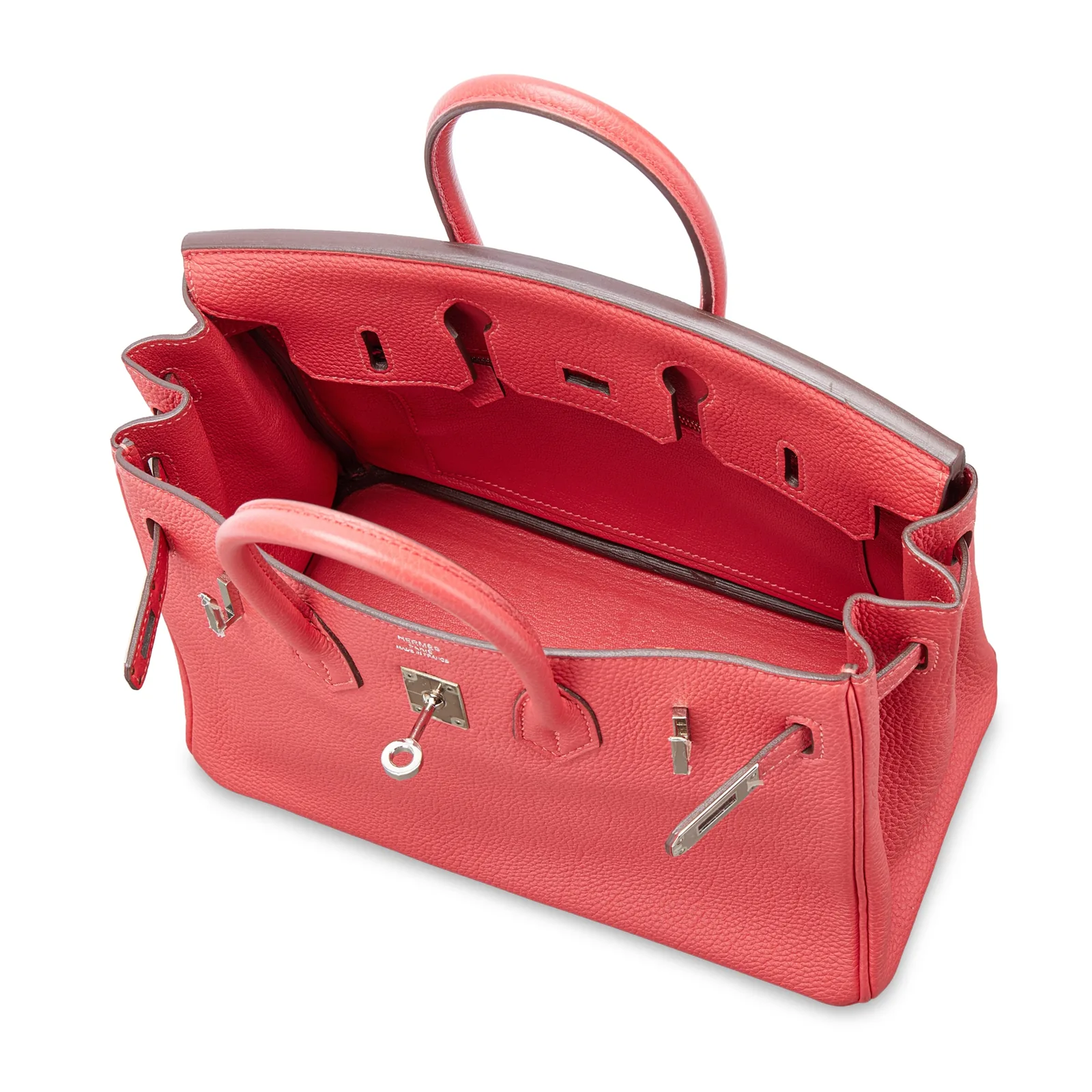 Hermès Birkin 25 Rouge Pivoine Togo Palladium 2015 — view 6