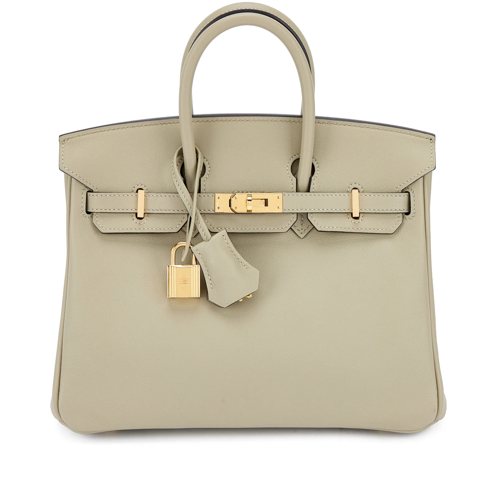 Hermès Birkin 25 Sauge Swift Gold 2017
