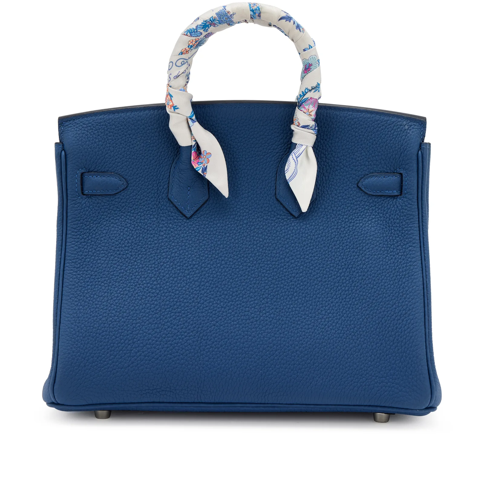 Hermès Birkin 25 Bleu Tie Togo Palladium 2025 with Kelly Pocket Belt — view 3