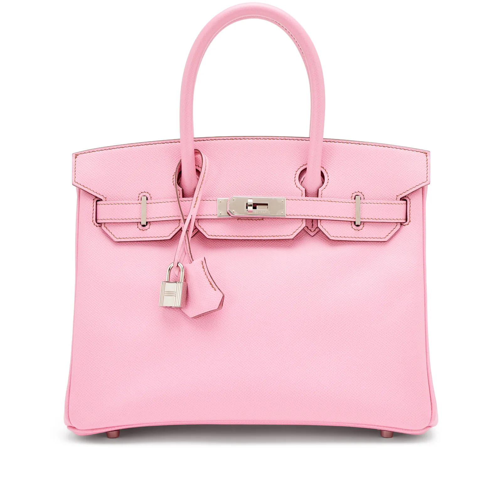 Hermès Birkin 30 Bubblegum Pink 5P Epsom Palladium 2011