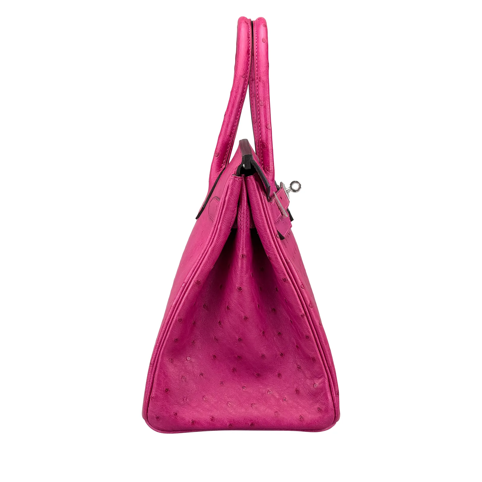 Hermès Birkin 30 Magnolia Ostrich Palladium 2017 — view 3