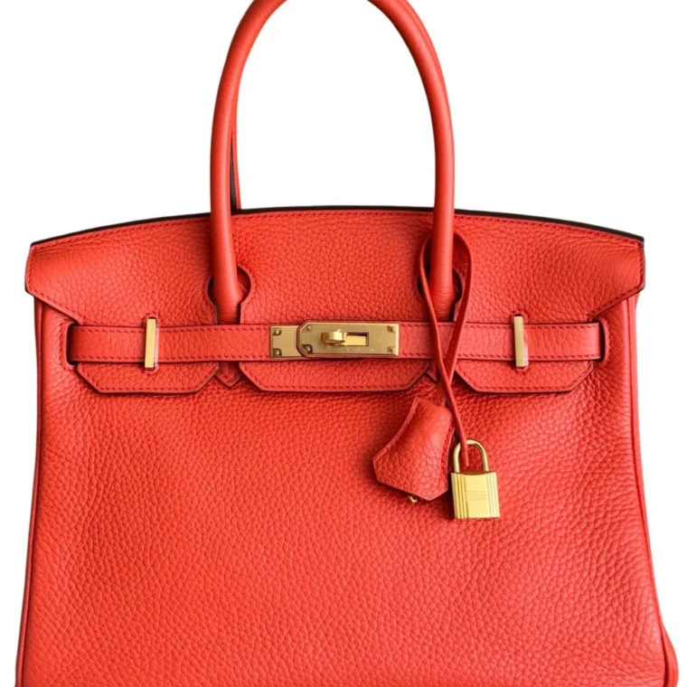 Hermès Birkin 30 Poppy Togo Gold 2015 for Sale