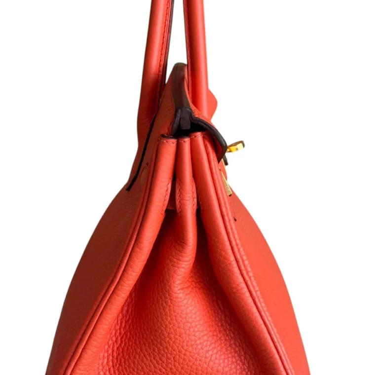 Hermès Birkin 30 Poppy Togo Gold 2015 for Sale — alternate view