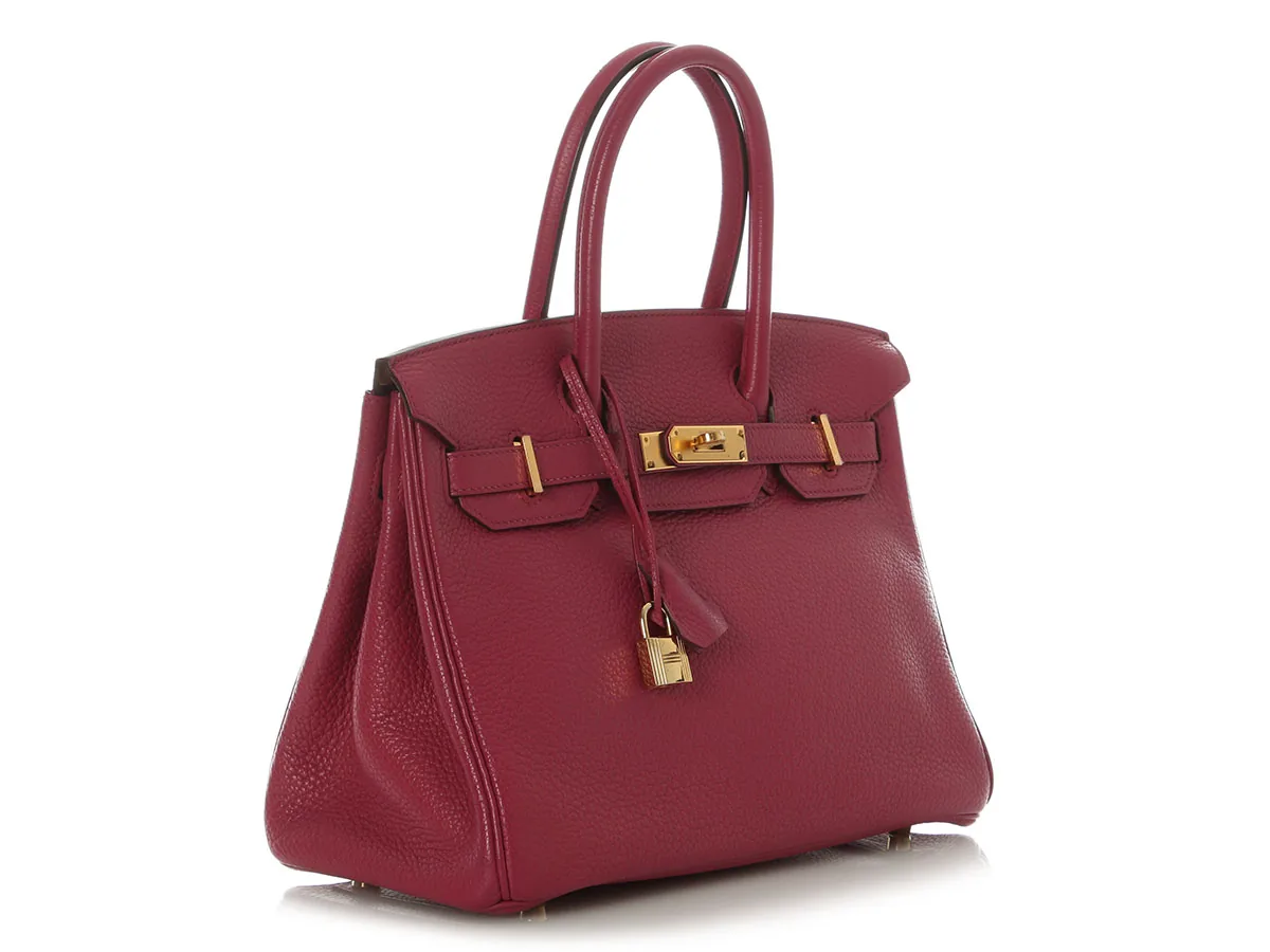Hermès Birkin 30 Tosca Fjord Gold 2014 — view 2