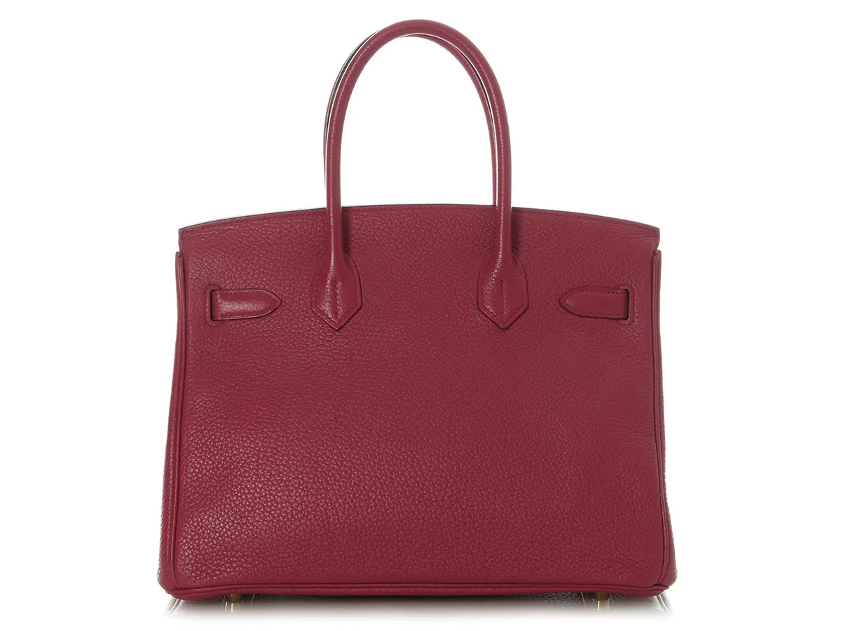Hermès Birkin 30 Tosca Fjord Gold 2014 — view 3