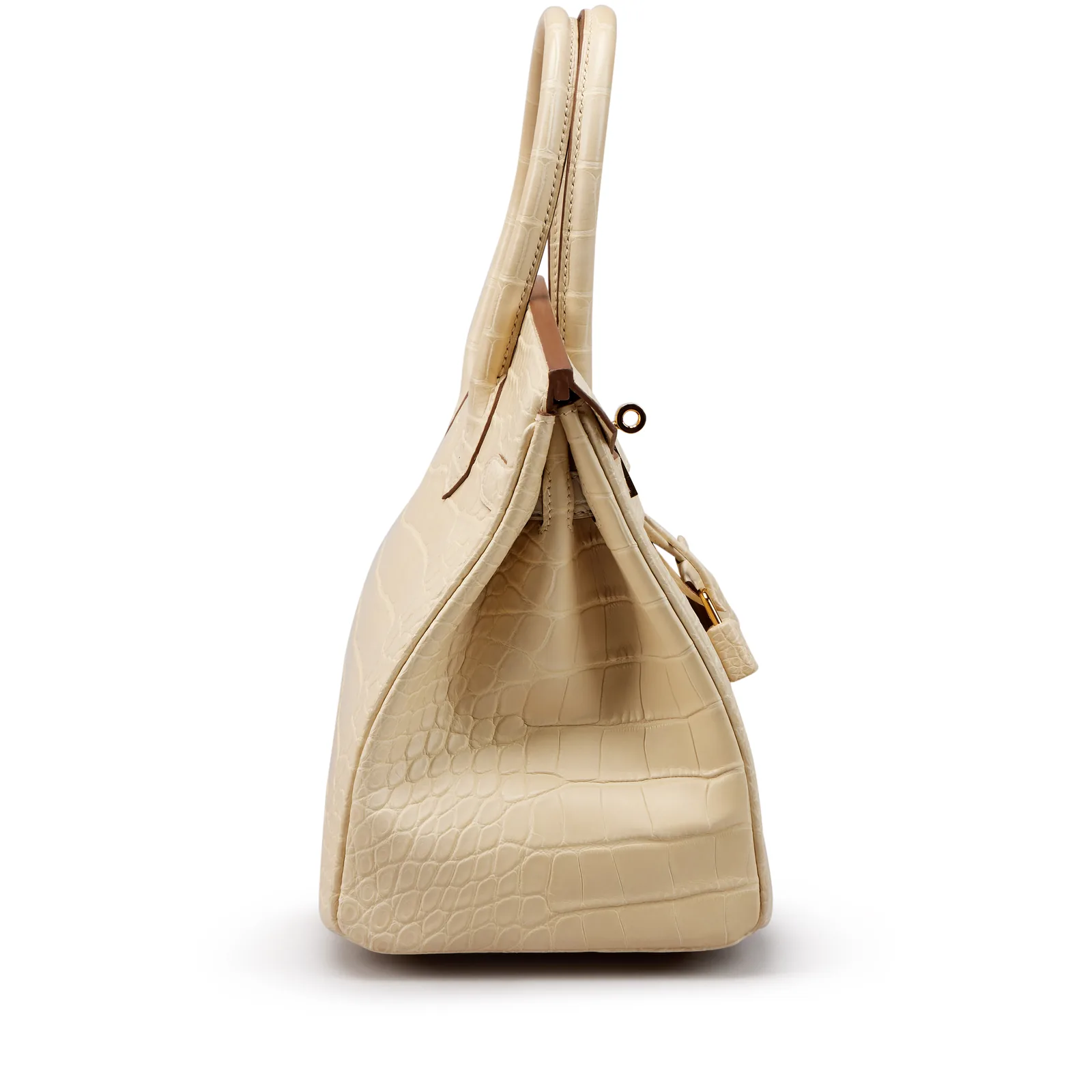 Hermès Birkin 30 Vanille Matte Alligator Gold 2020 — view 3