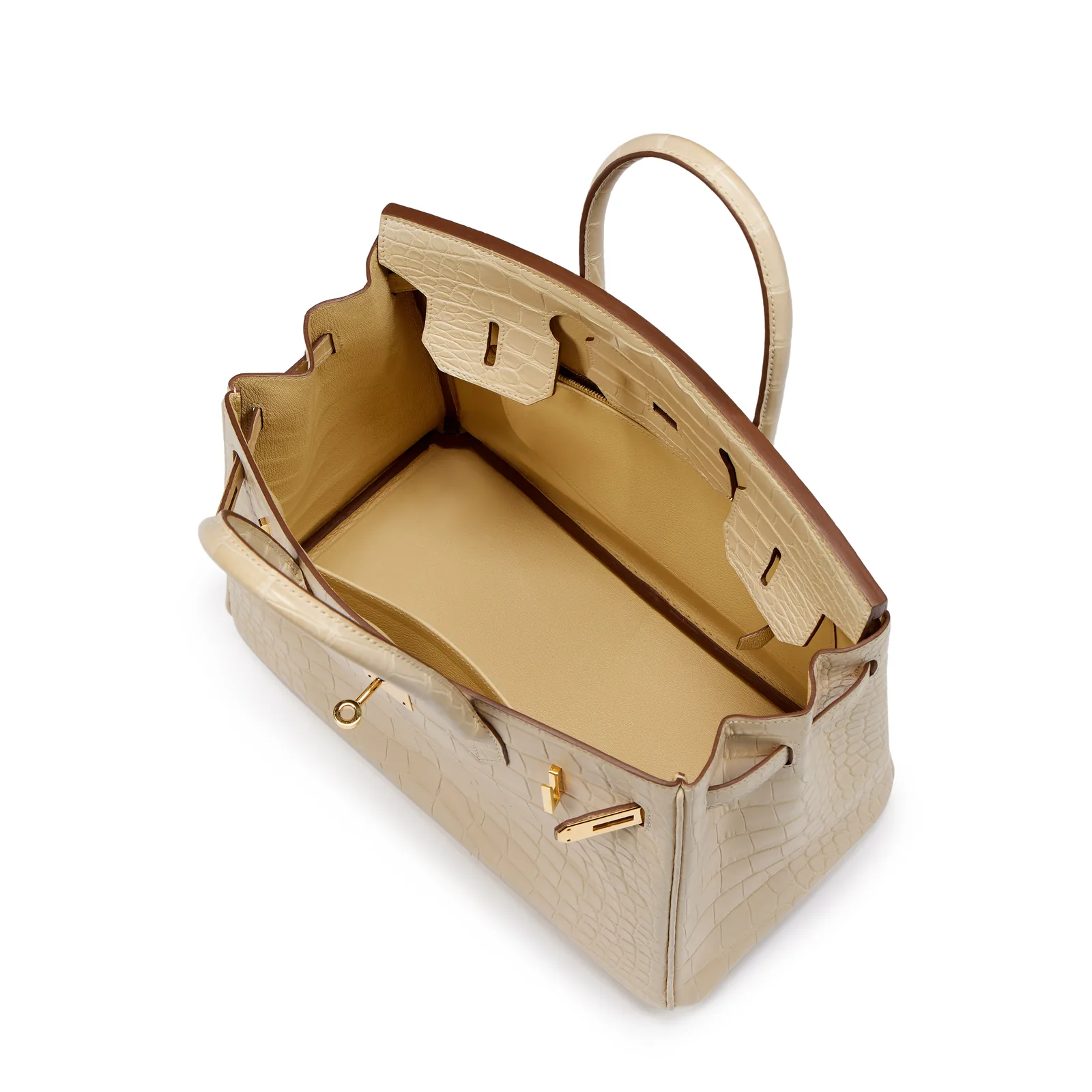 Hermès Birkin 30 Vanille Matte Alligator Gold 2020 — view 6