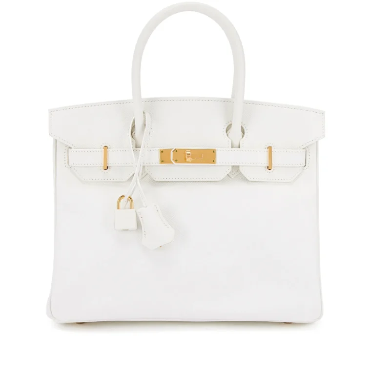 Hermès Birkin 30 White Epsom Gold 2010 for Sale