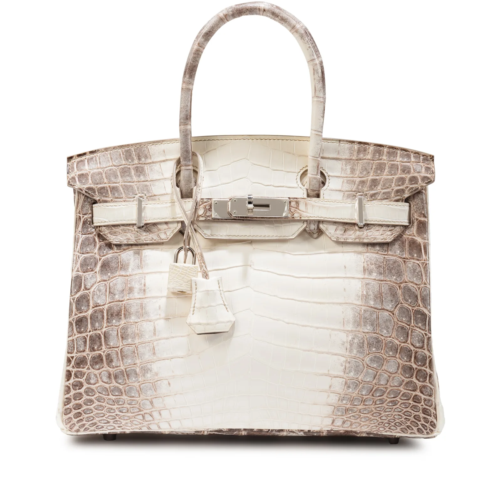 Hermès Himalaya Birkin 30 White Matte Niloticus Crocodile Palladium 2016