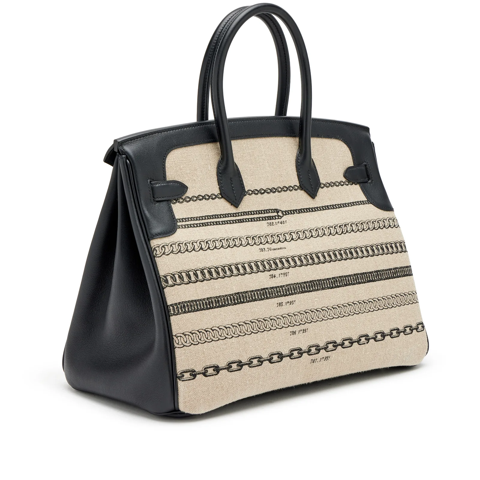 Hermès Limited Edition Birkin 35 Black Swift Palladium 2017 — view 3