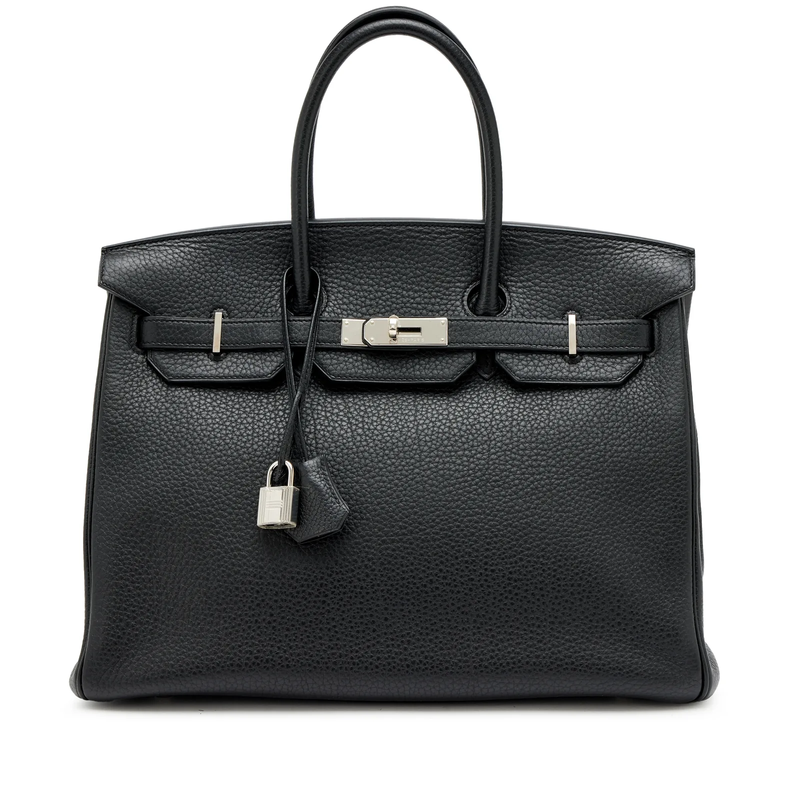 Hermès Birkin 35 Black Fjord Palladium 2012
