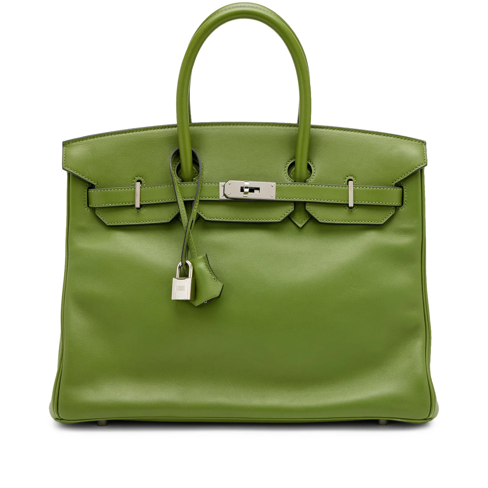 Hermès Birkin 35 Pelouse Swift Palladium 2009
