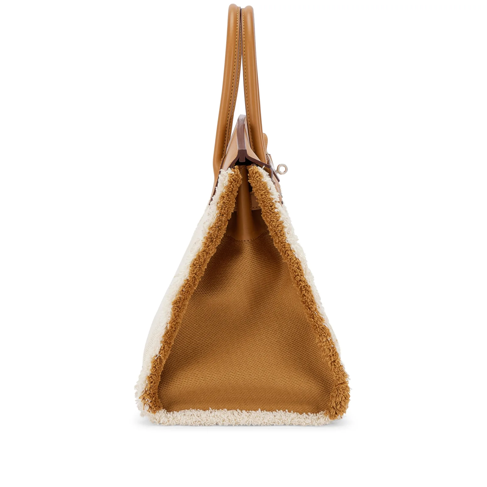 Hermès Limited Edition Fray Birkin 35 Sesame Swift Palladium 2021 — view 2