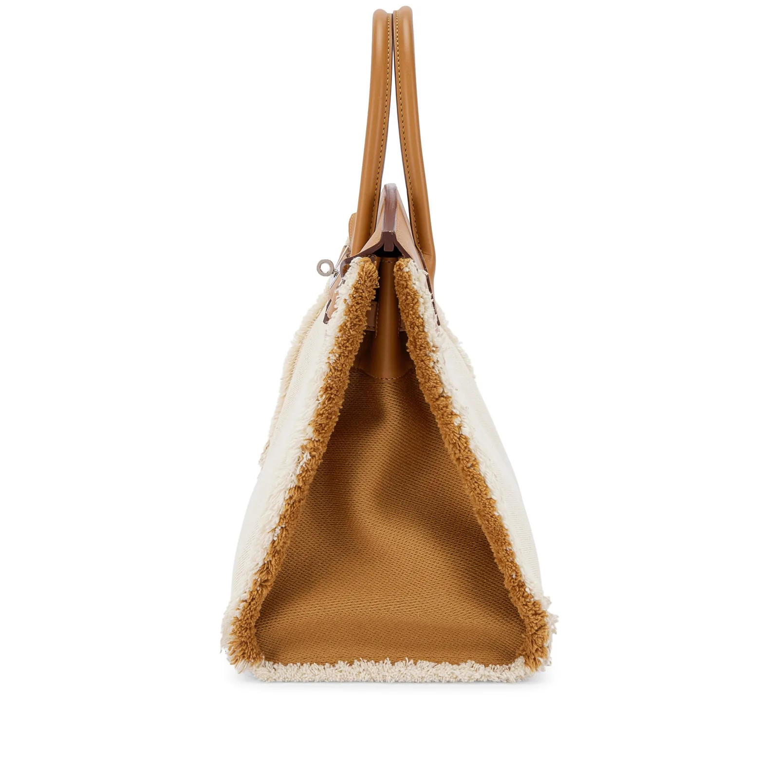 Hermès Limited Edition Fray Birkin 35 Sesame Swift Palladium 2021 — view 3