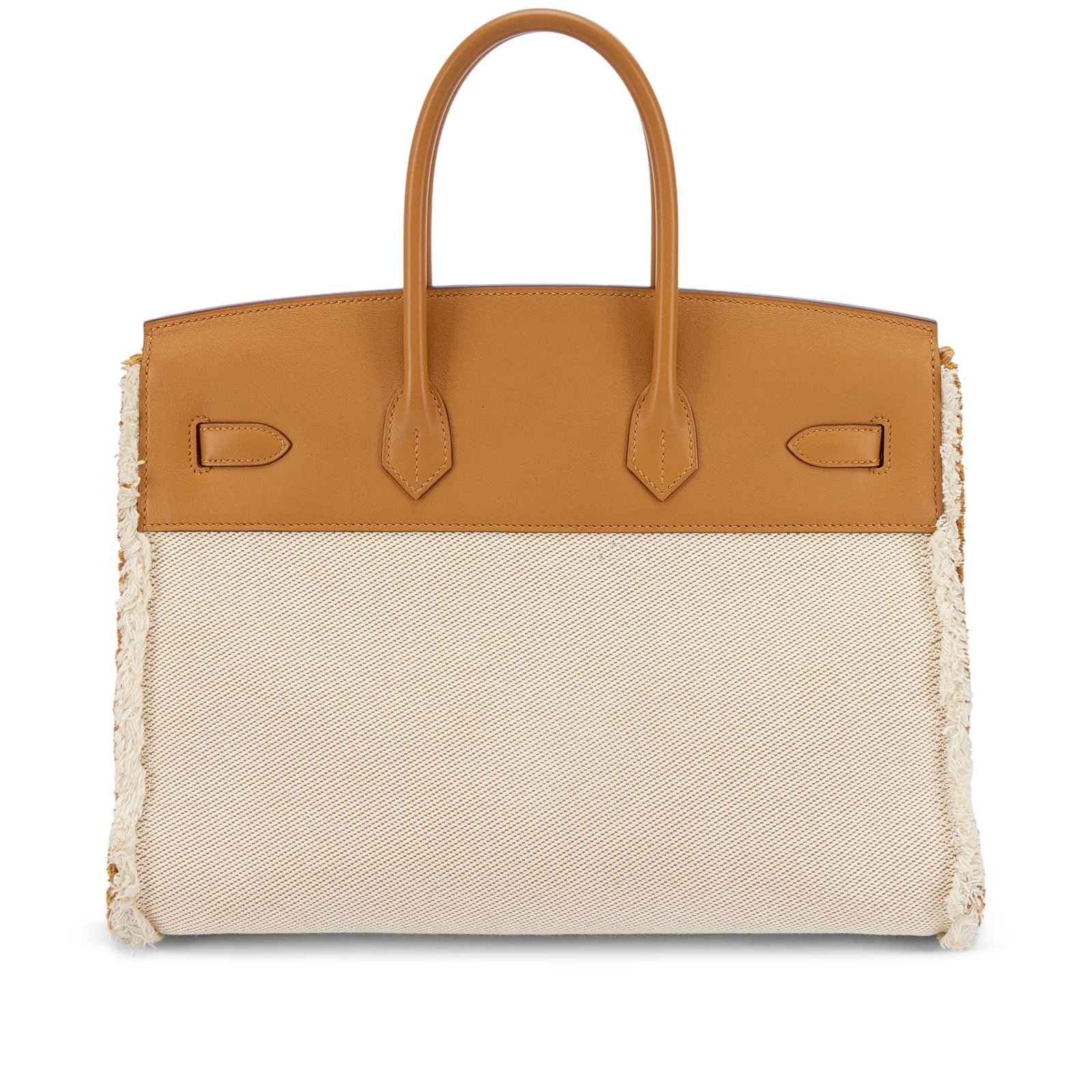 Hermès Limited Edition Fray Birkin 35 Sesame Swift Palladium 2021 — view 4