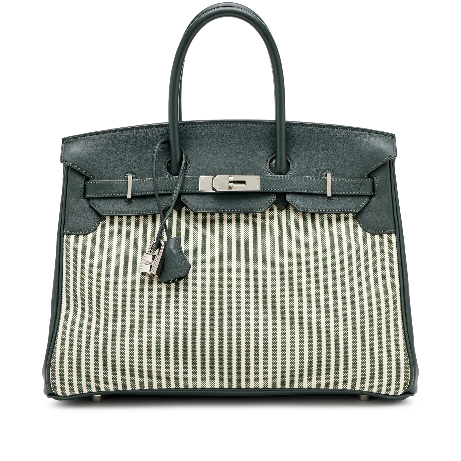 Hermès Limited Edition Birkin 35 Vert Anglais Swift Palladium 2016