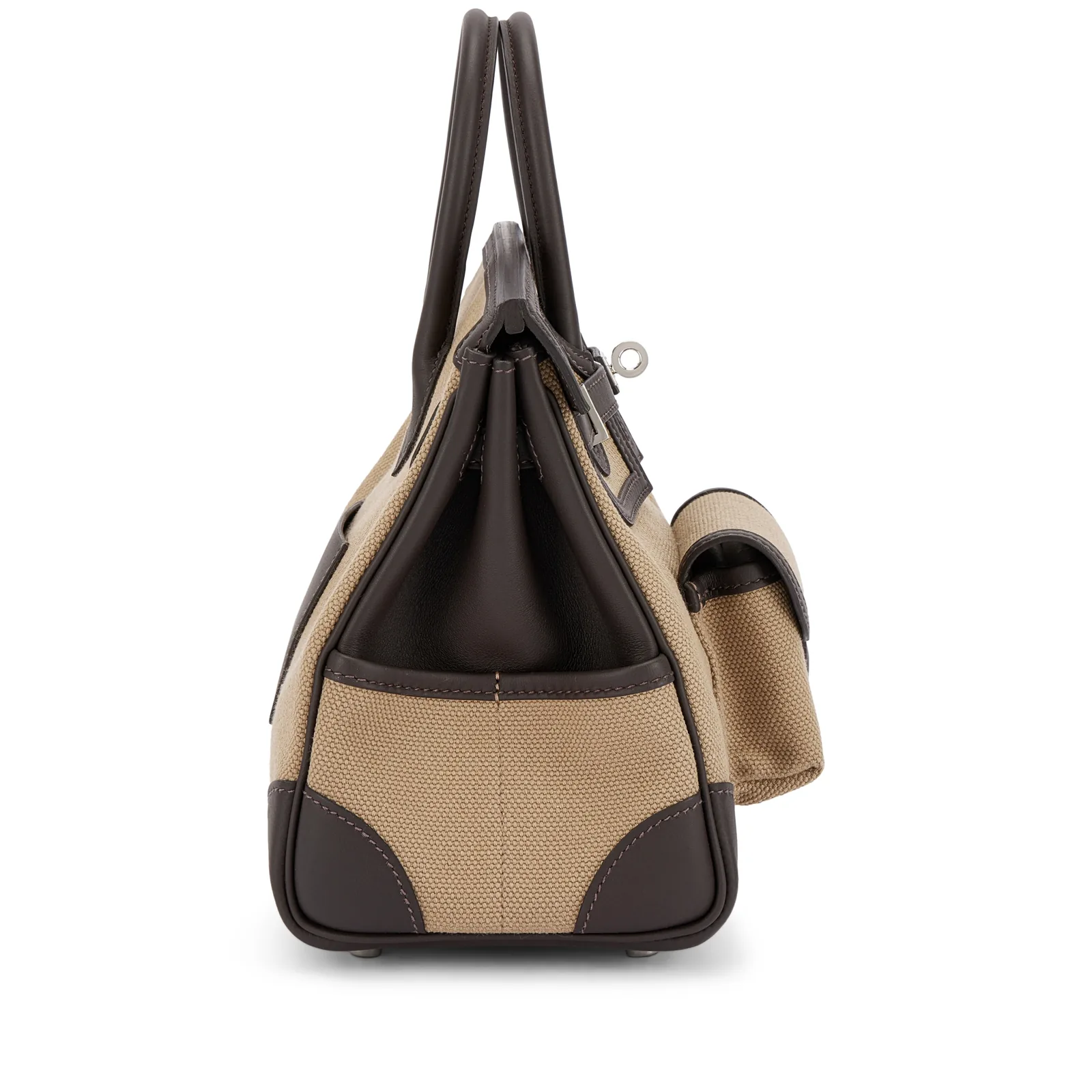 Hermès Limited Edition Birkin Cargo 25 Bai Brun Swift Palladium 2025 — view 2