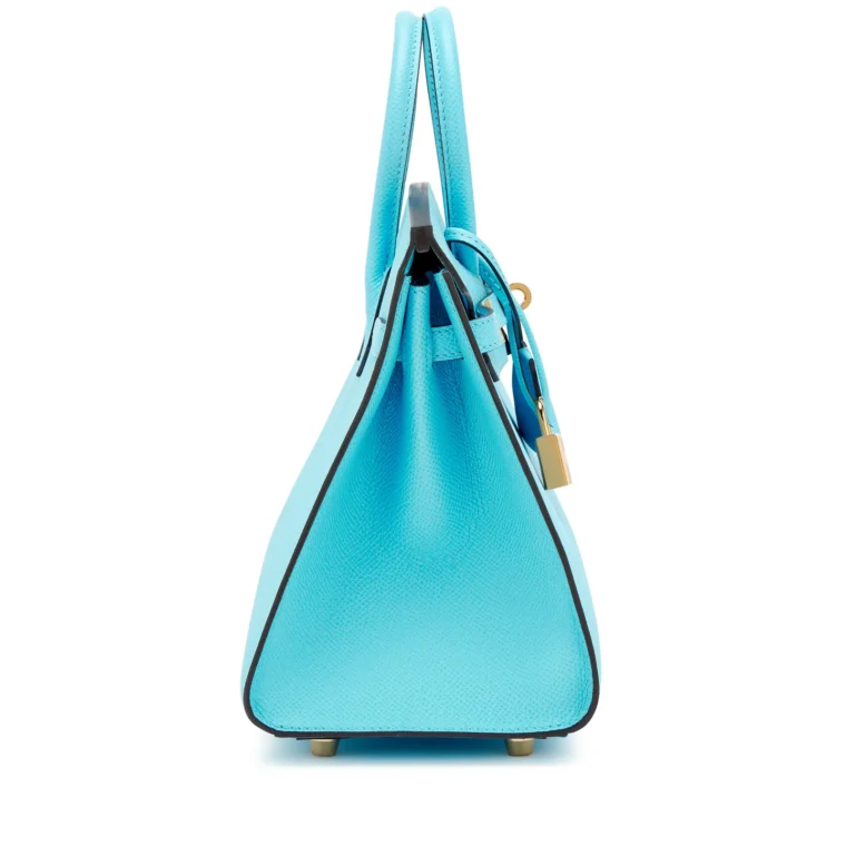 Hermès Birkin Sellier 25 Bleu Celeste Epsom Gold 2022 for Sale — alternate view