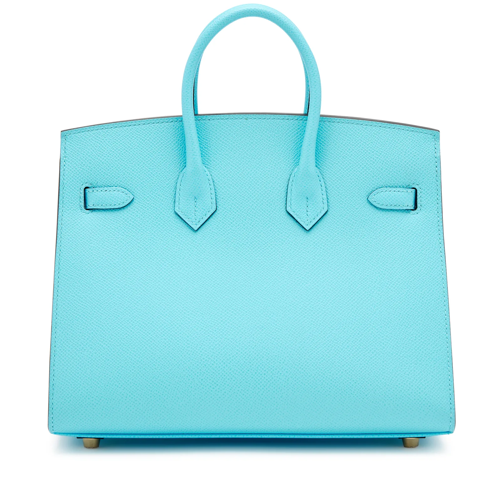 Hermès Birkin Sellier 25 Bleu Celeste Epsom Gold 2022 — view 3