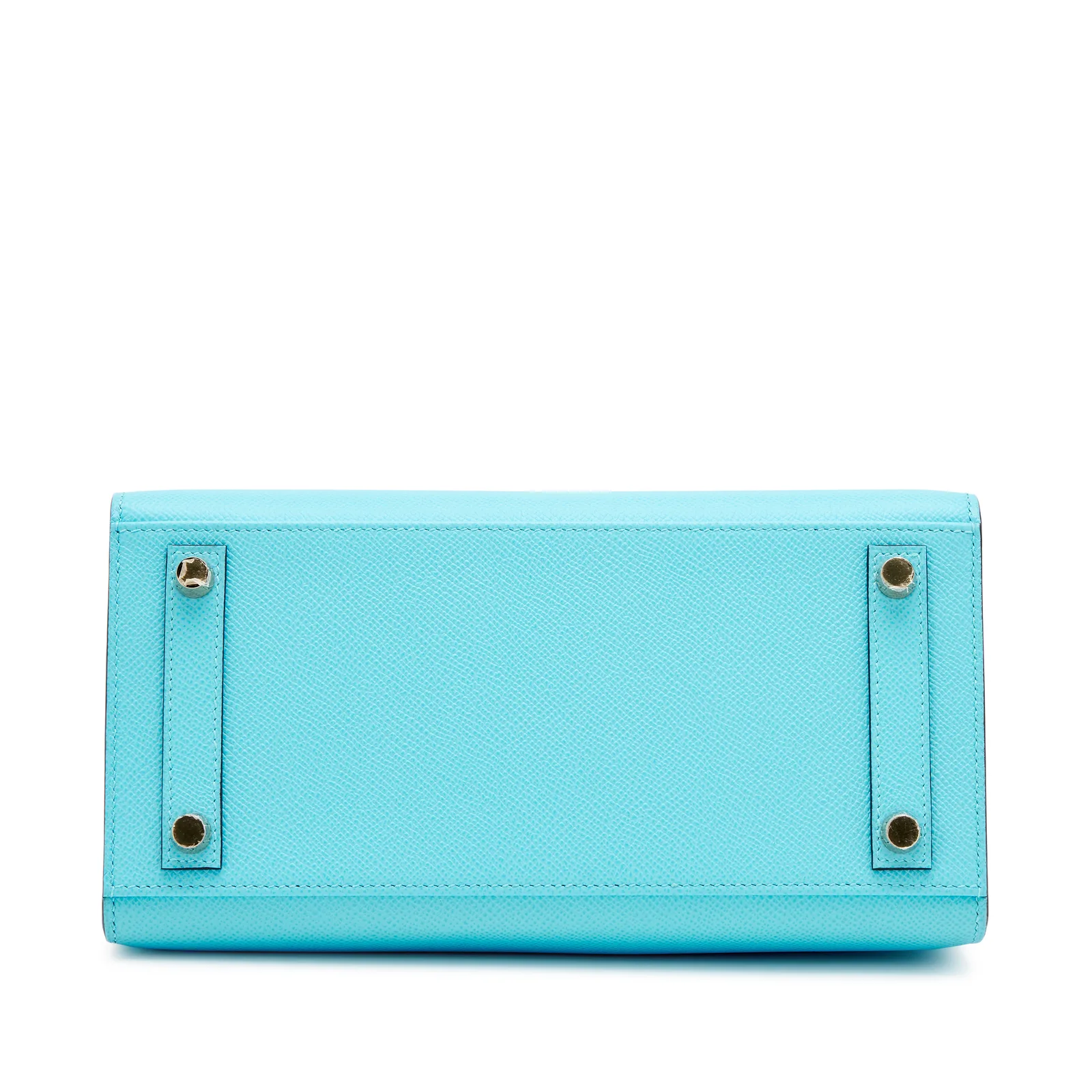 Hermès Birkin Sellier 25 Bleu Celeste Epsom Gold 2022 — view 5