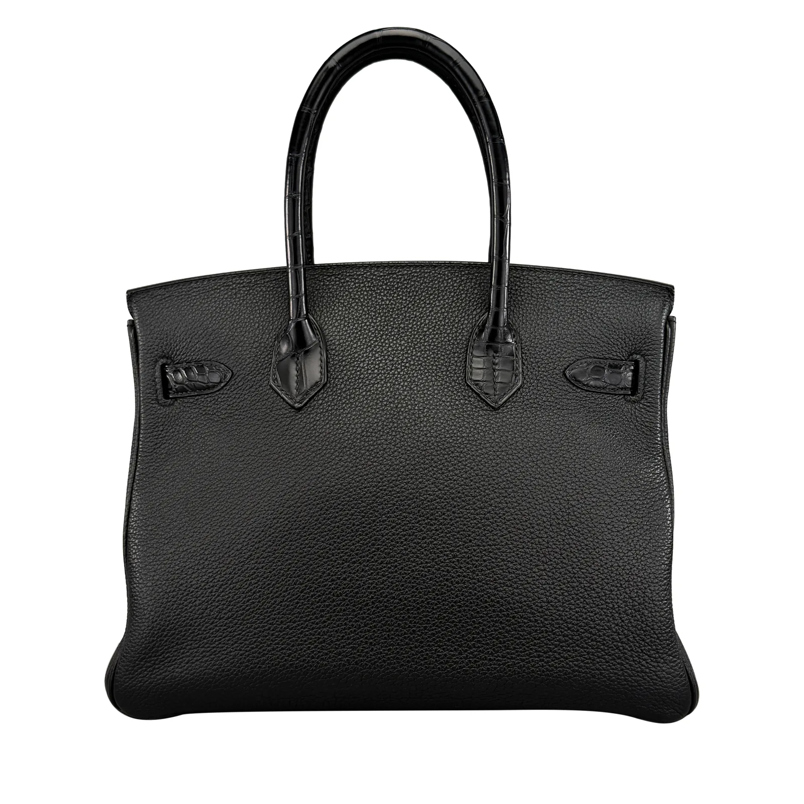 Hermès Birkin Touch 30 Black Matte Alligator Gold 2020 — view 3