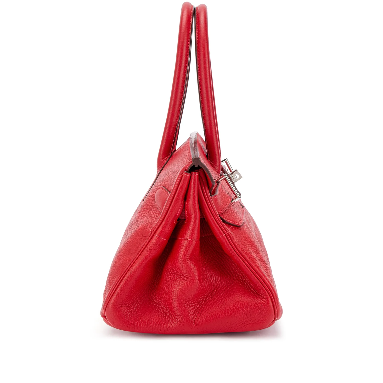 Hermès Shoulder Birkin JPG 42 Rouge Garance Clémence Palladium 2005 — view 2