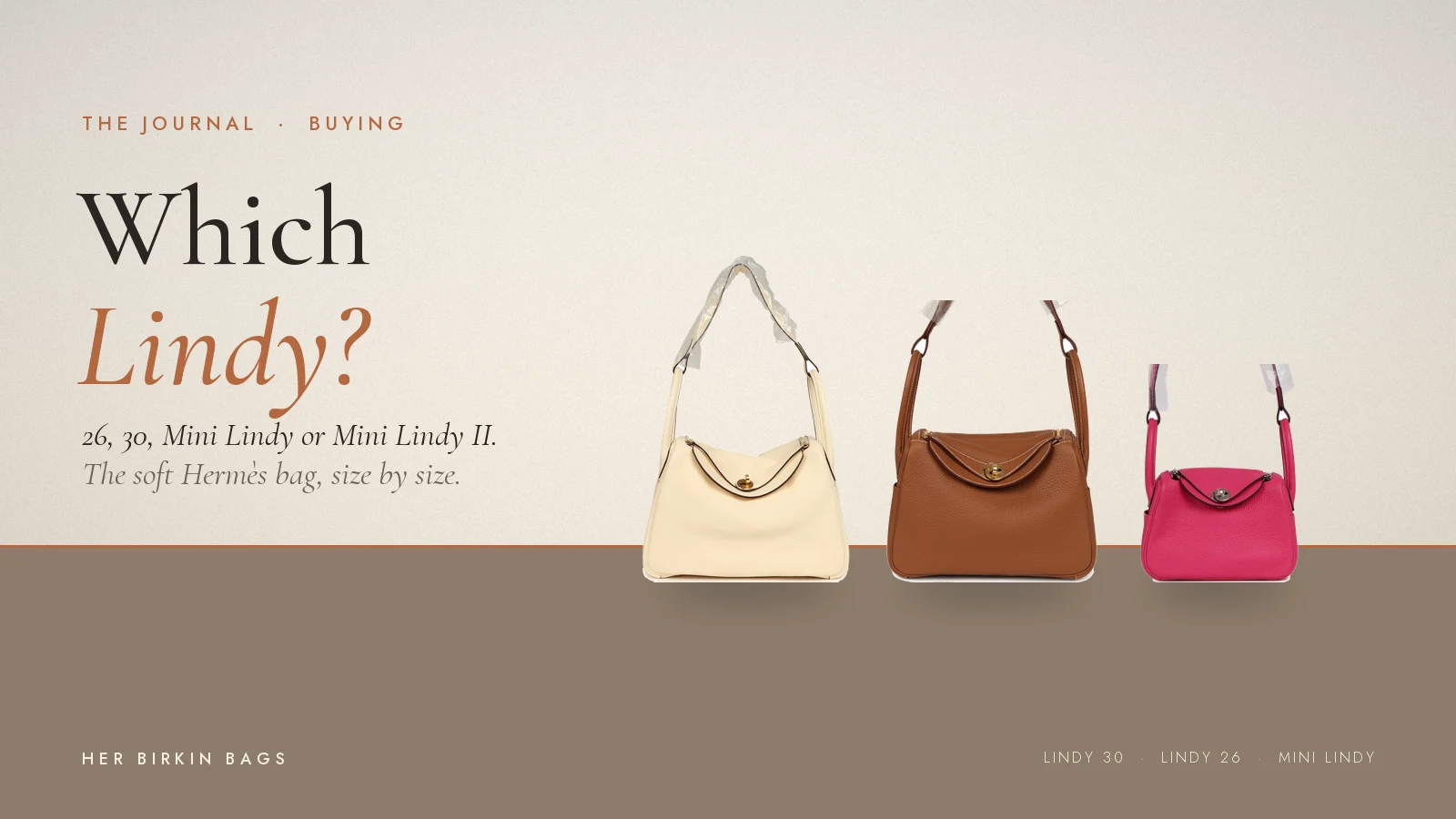 Which Hermès Lindy size: Lindy 30, Lindy 26 and Mini Lindy