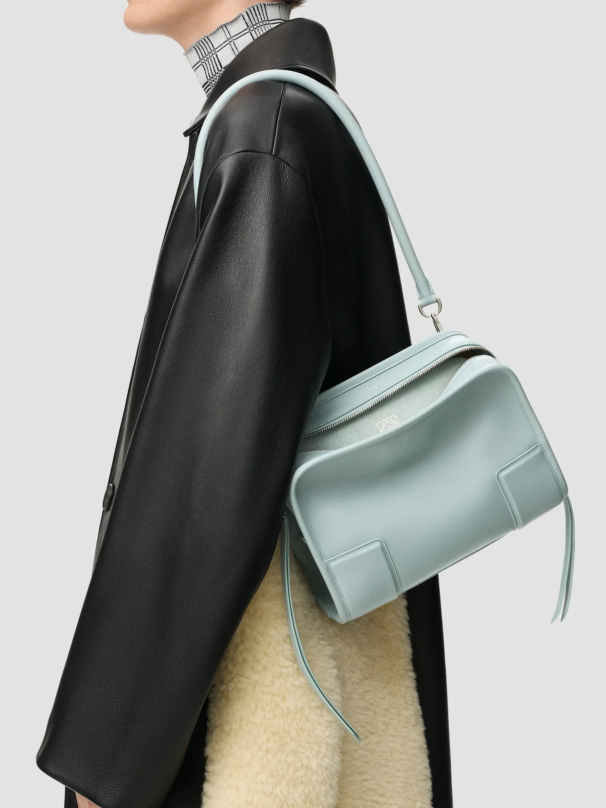 LOEWE Amazona Small Leather Top Handle Bag for Sale