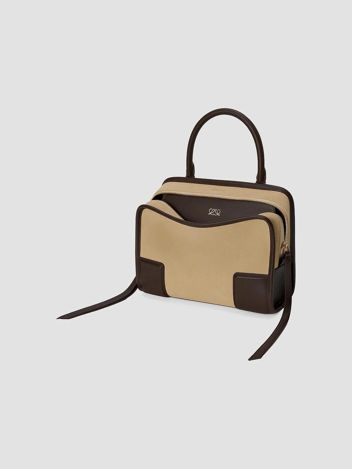 LOEWE Amazona Small Suede Top Handle Bag for Sale