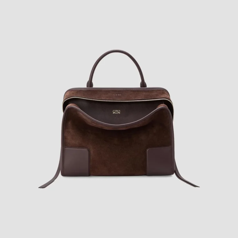 LOEWE Amazone Large Suede Top Handle Bag for Sale