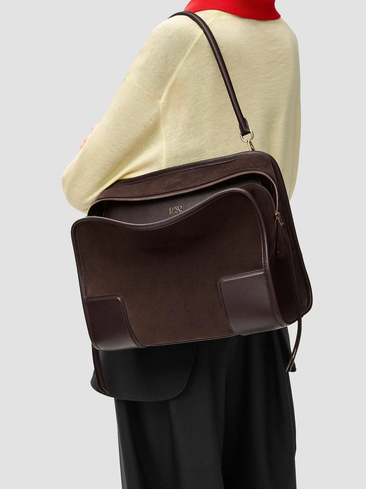 LOEWE Amazone Large Suede Top Handle Bag for Sale