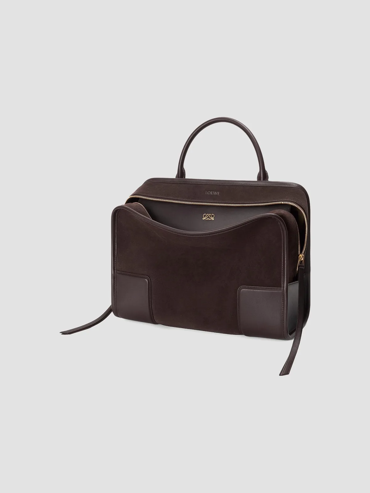 LOEWE Amazone Large Suede Top Handle Bag for Sale