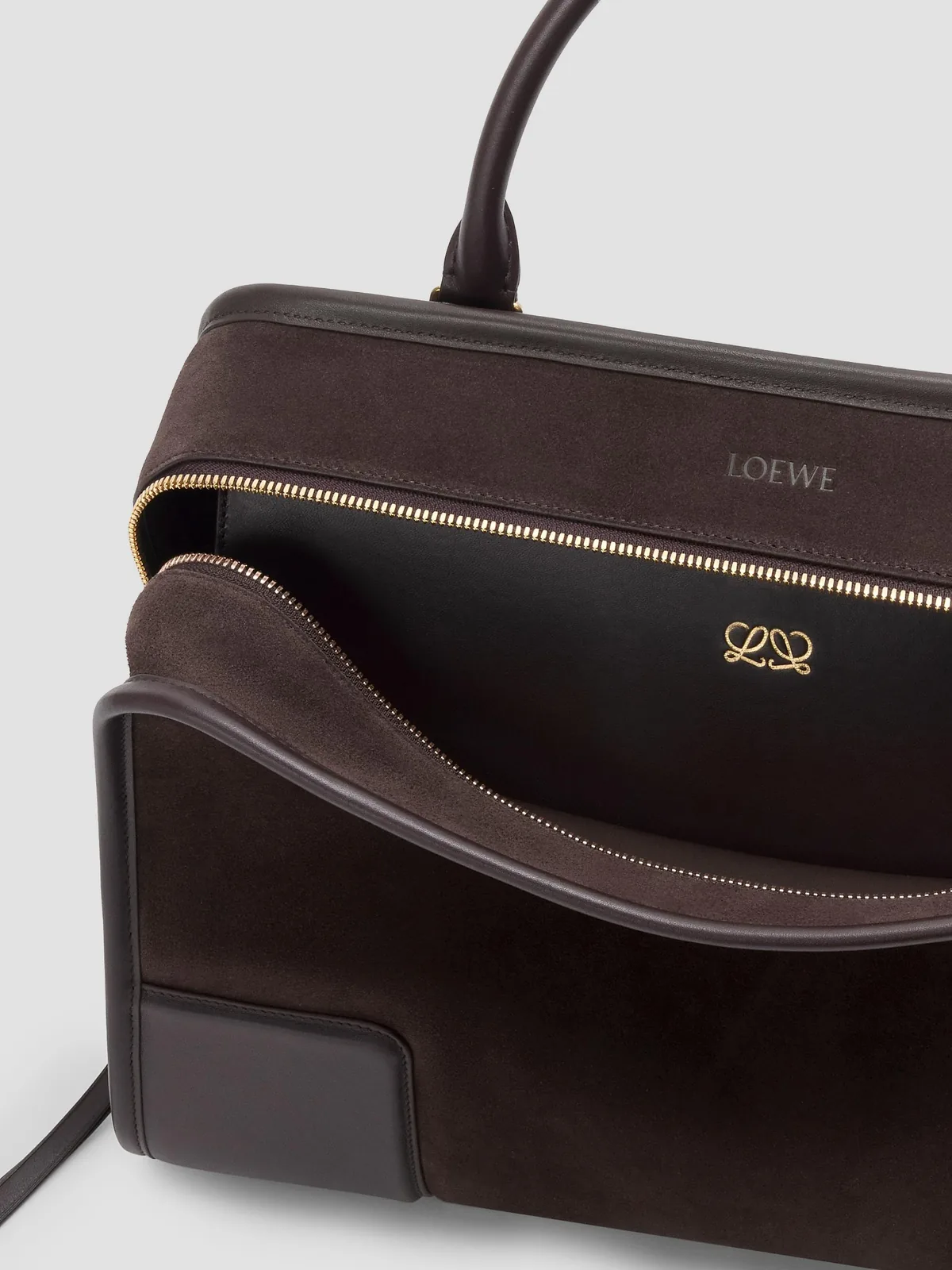 LOEWE Amazone Large Suede Top Handle Bag for Sale