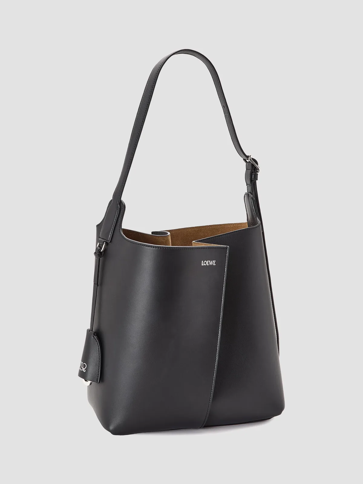 LOEWE Bilbao Medium Leather Bucket Bag for Sale