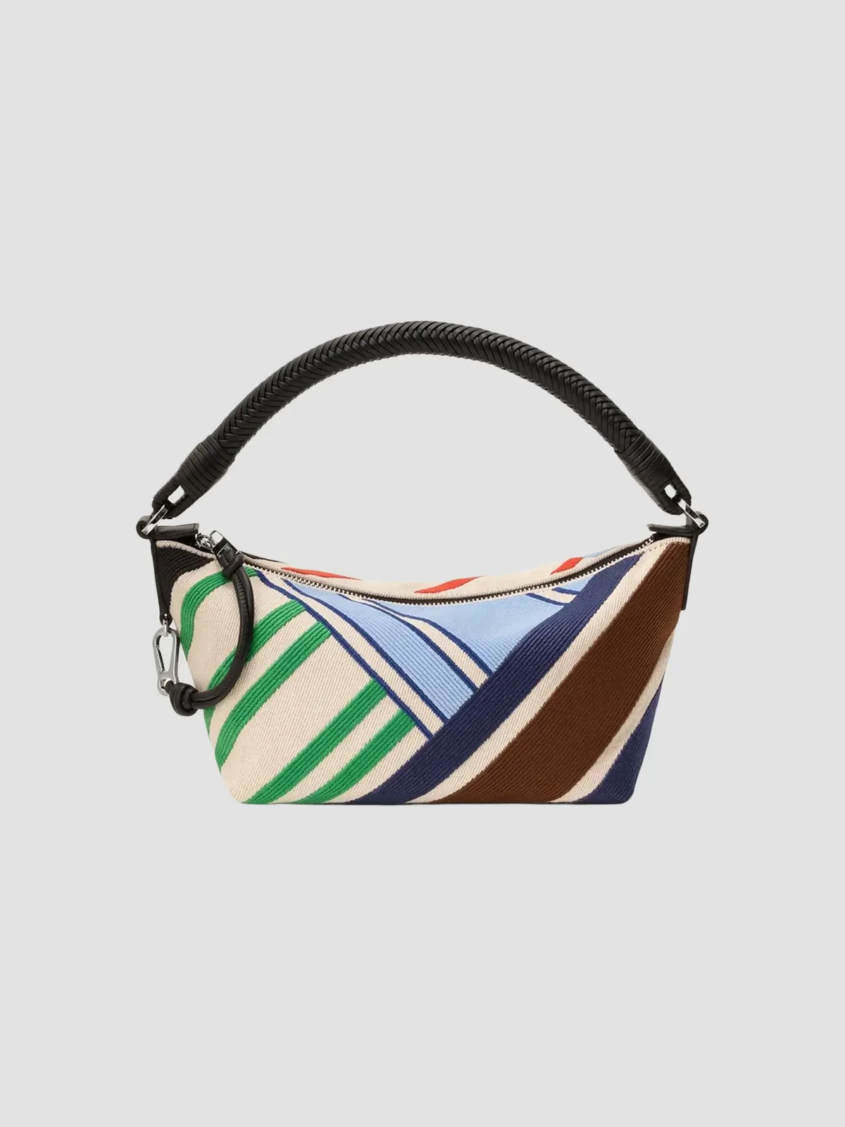 LOEWE Cala Bayadere Leather Top Handle Bag for Sale - Ecru Multicolor