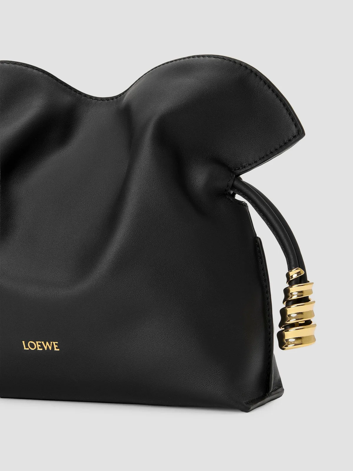LOEWE Coil Flamenco Mini Leather Clutch for Sale