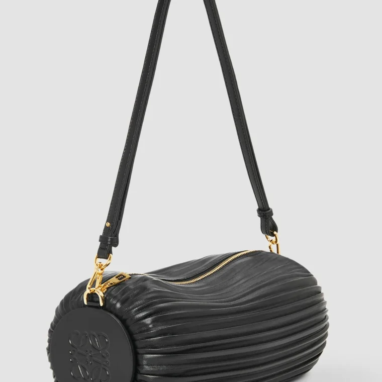 LOEWE Cylinder Leather Bracelet Pouch for Sale