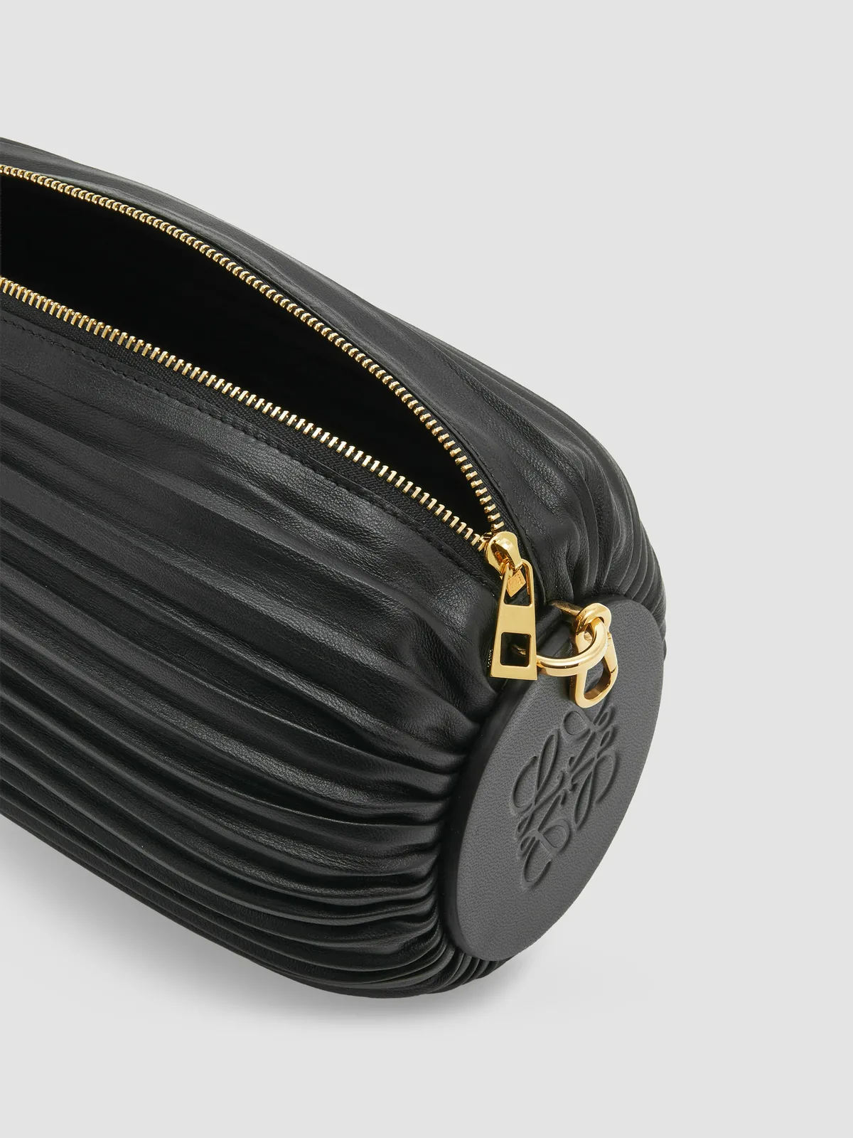 LOEWE Cylinder Leather Bracelet Pouch for Sale