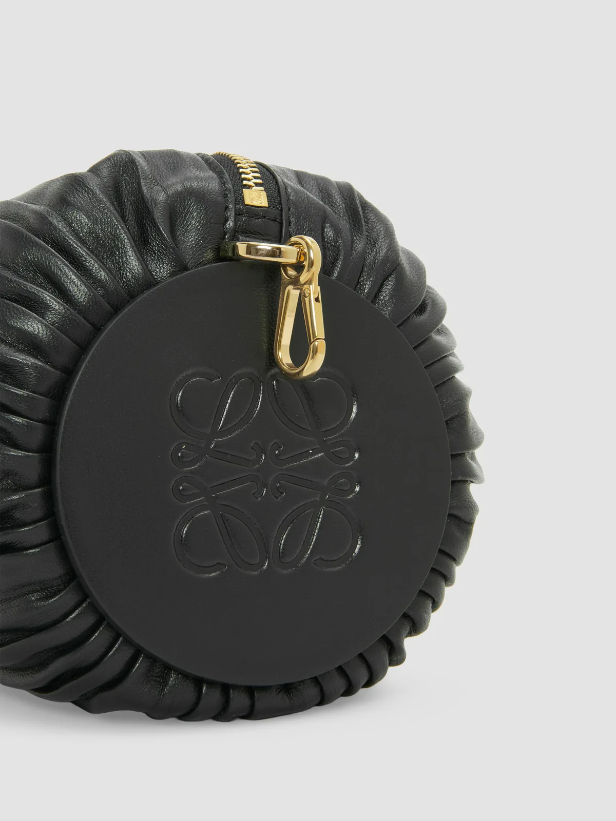 LOEWE Cylinder Leather Bracelet Pouch for Sale