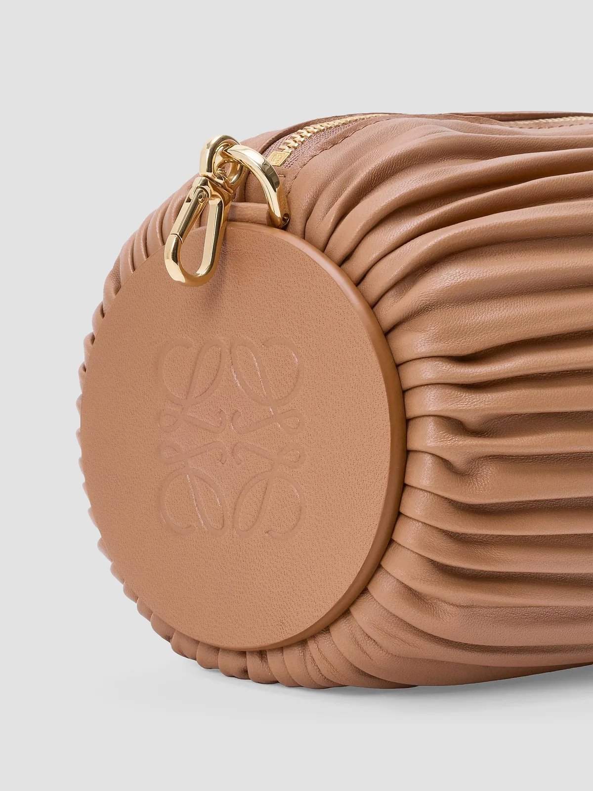 LOEWE Cylinder Leather Bracelet Pouch for Sale