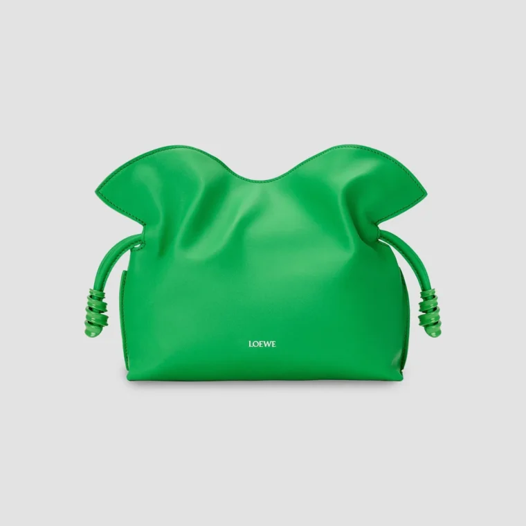 LOEWE Flamenco Coil Leather Clutch Bag for Sale